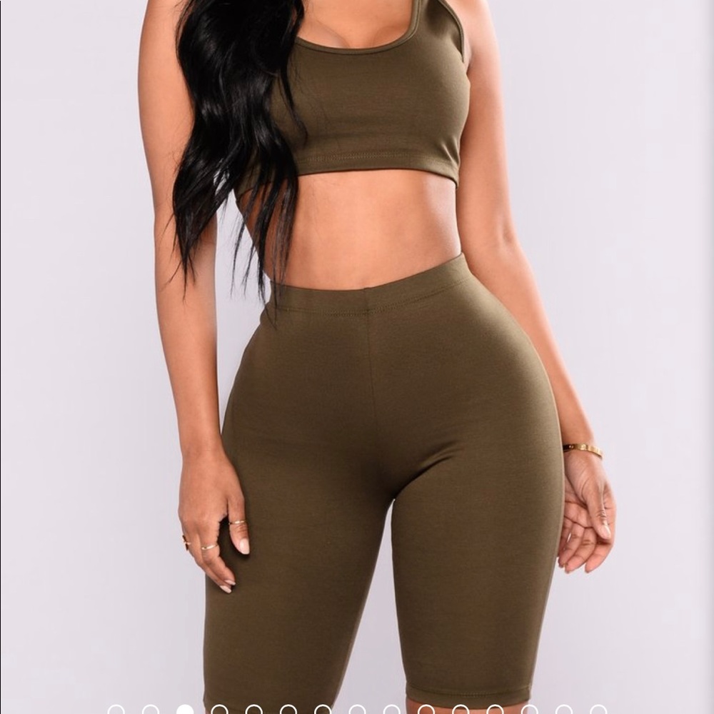 Biker short set NWT